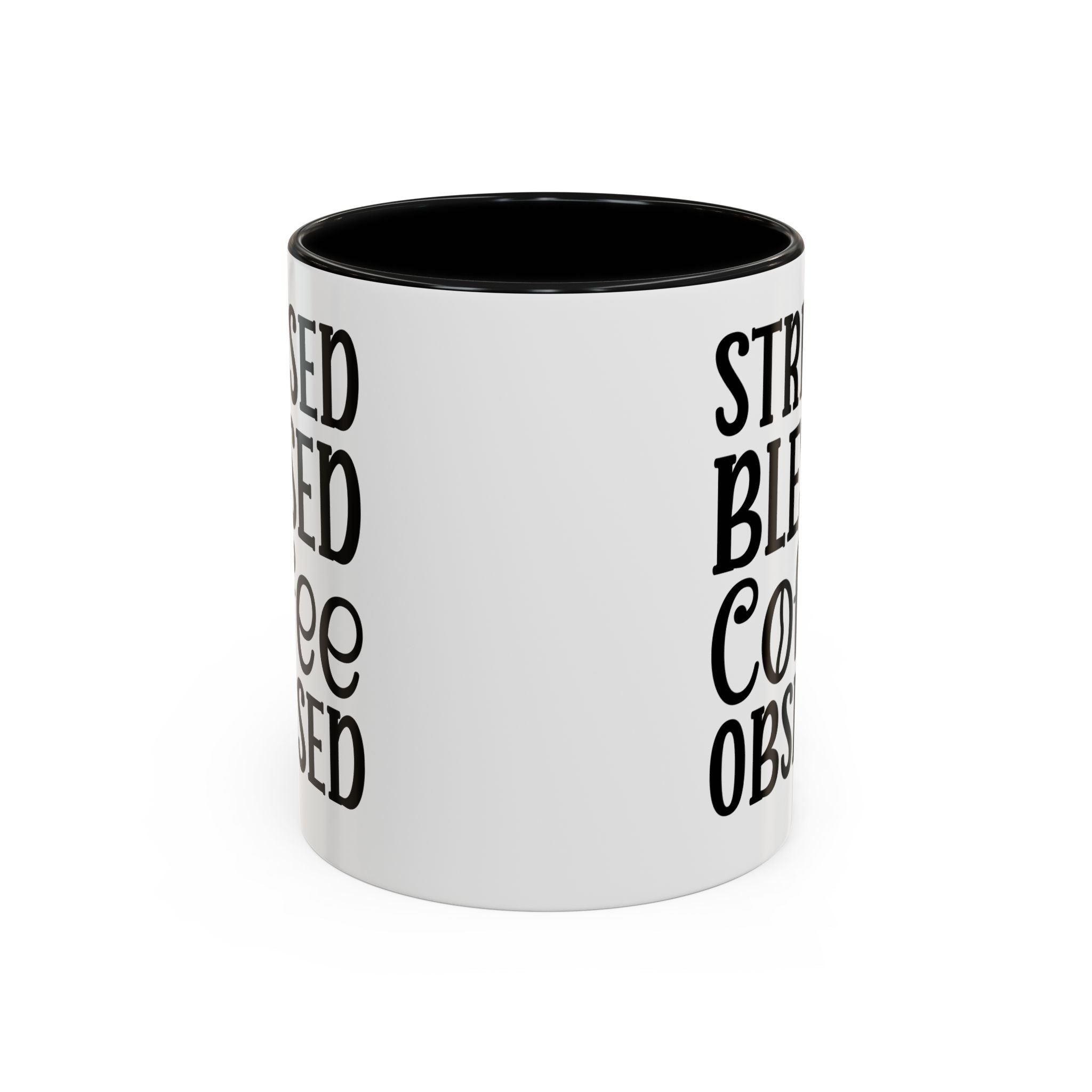 Stressed Blessed Coffee Obsessed Mug, Motivational Coffee Mug, Gift for Coffee Lovers, Funny Office Mug, Self-Care Gift Idea