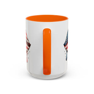 Patriotic Lip Print Coffee Mug – 11oz & 15oz