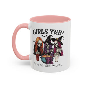 Wicked Girls Trip Coffee Mug, Halloween Gift, Spooky Vibes, Friends Gatherings, Witchy Decor, Fun Drinking Mug