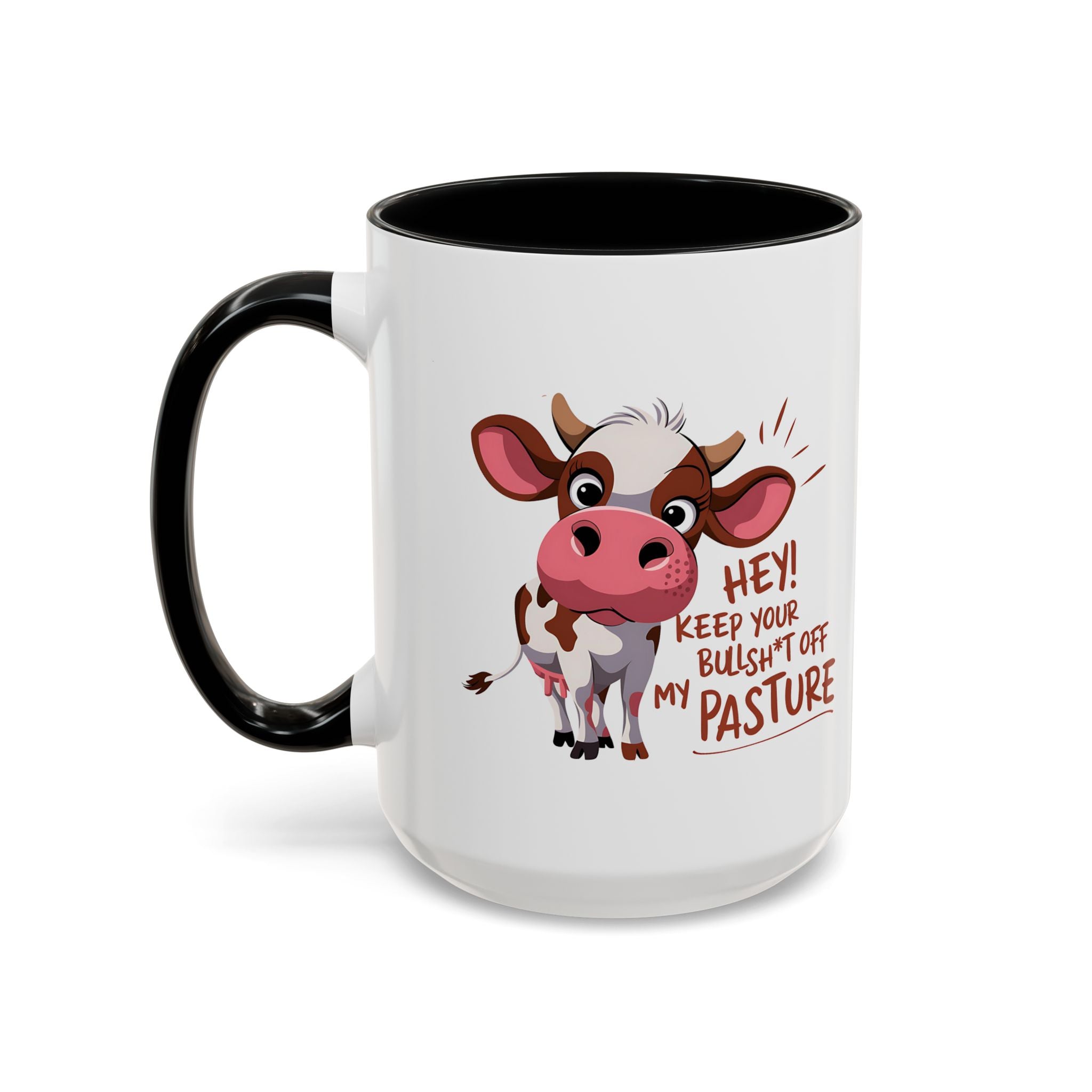 Funny Cow Coffee Mug – Perfect Gift for Farmers, Cow Lovers, Humor Fans, Cute Kitchen Decor, Office Coffee Cup