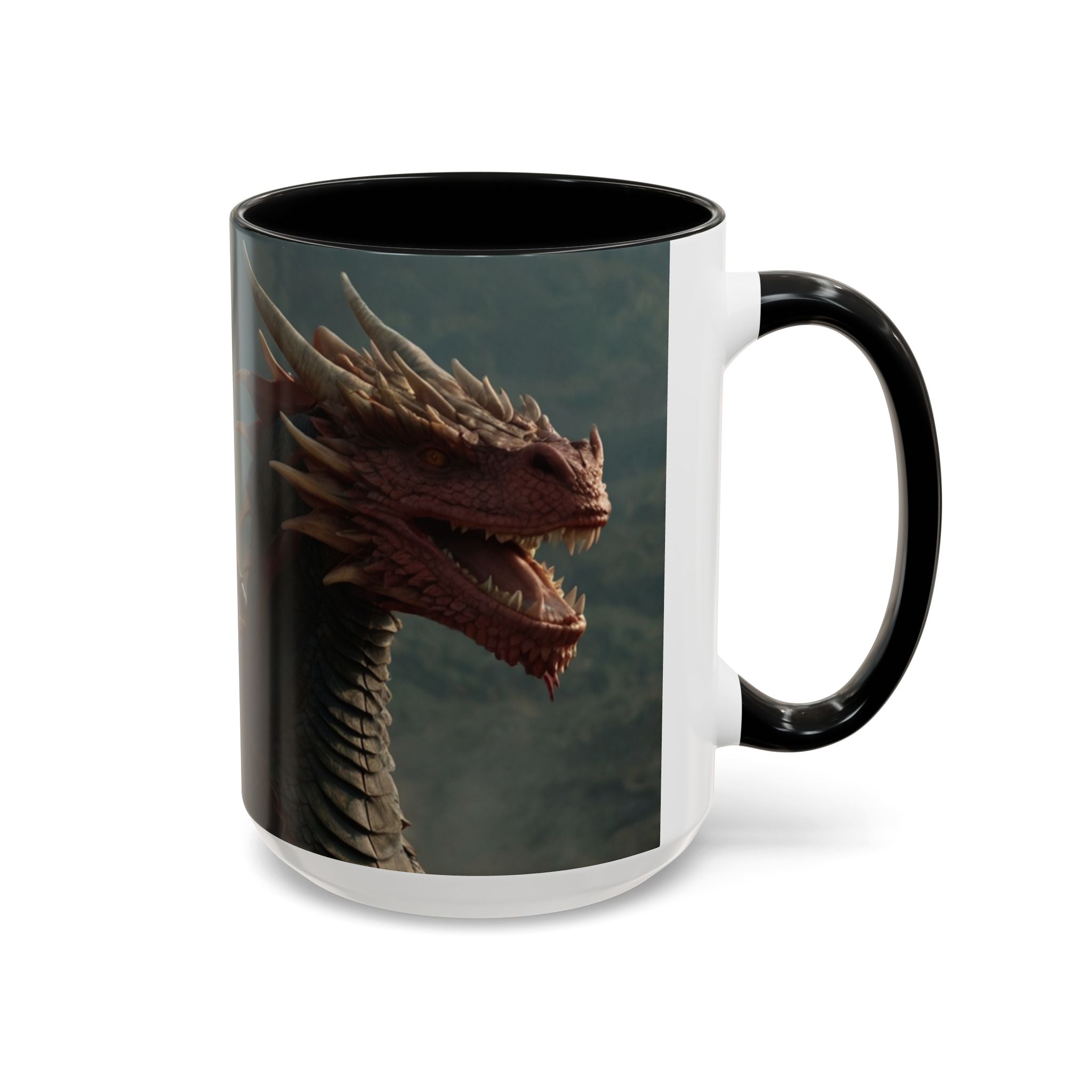 gothic woman warrior Fantasy Dragon Rider Coffee Mug