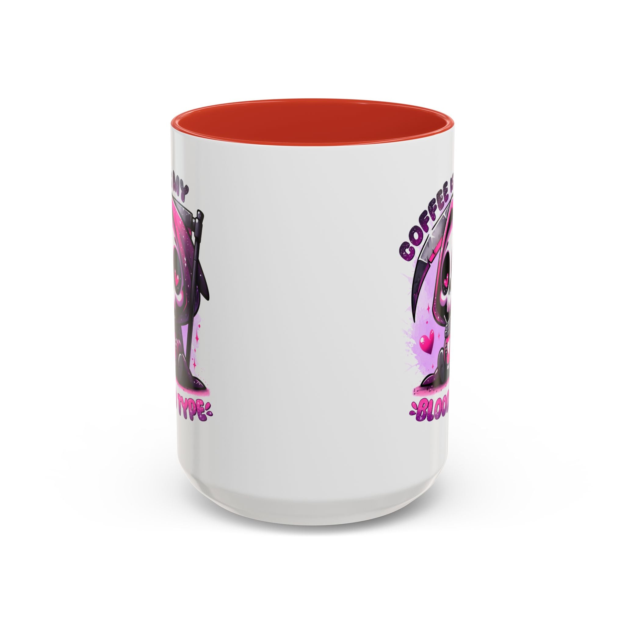 my blood type is coffee Accent Coffee Mug (11, 15oz) by abc school fundraiser