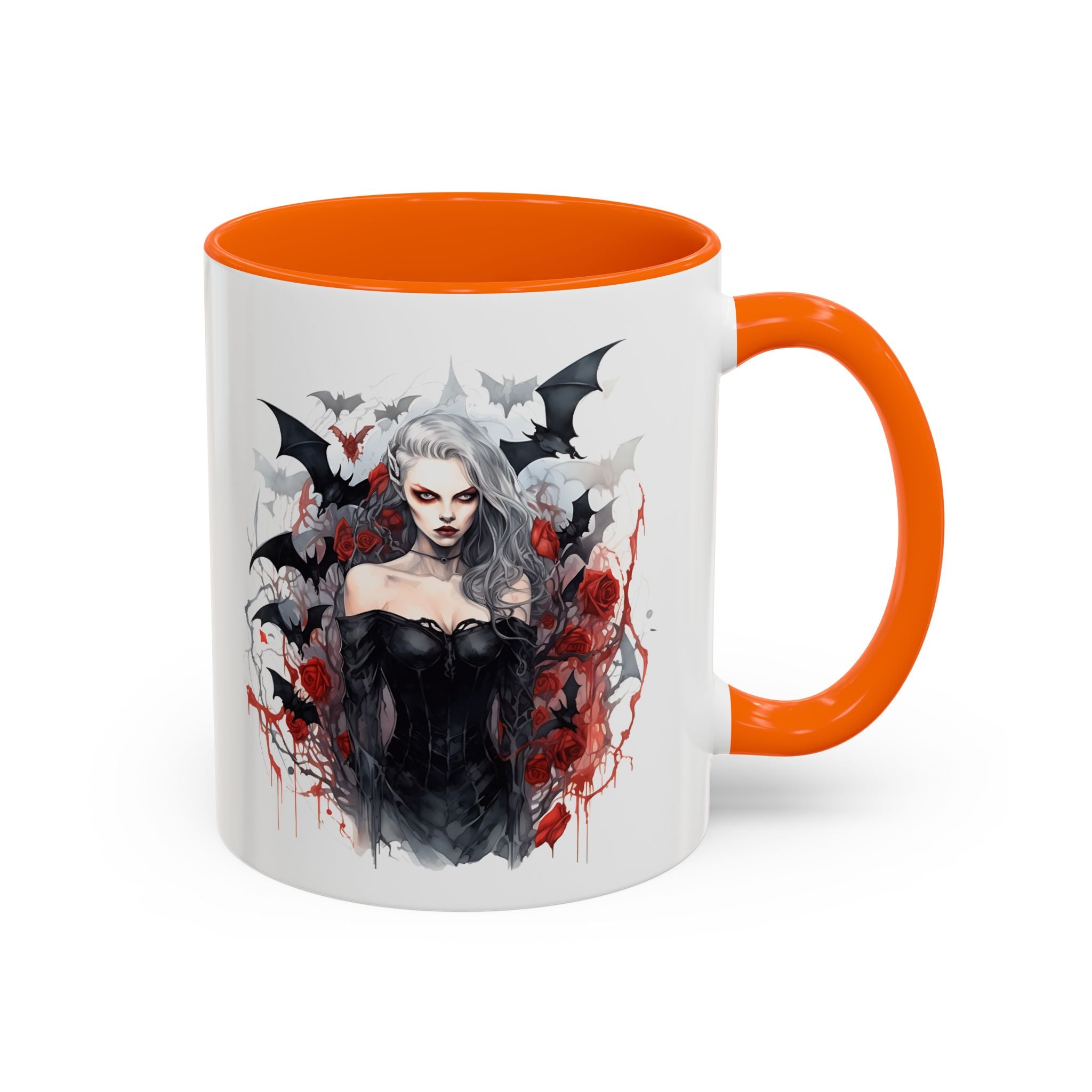 Gothic Coffee Mug, Dark Aesthetic Cup, Halloween Drinkware, Vampire Themed Gift, Horror Mug, Witchy Kitchen Decor