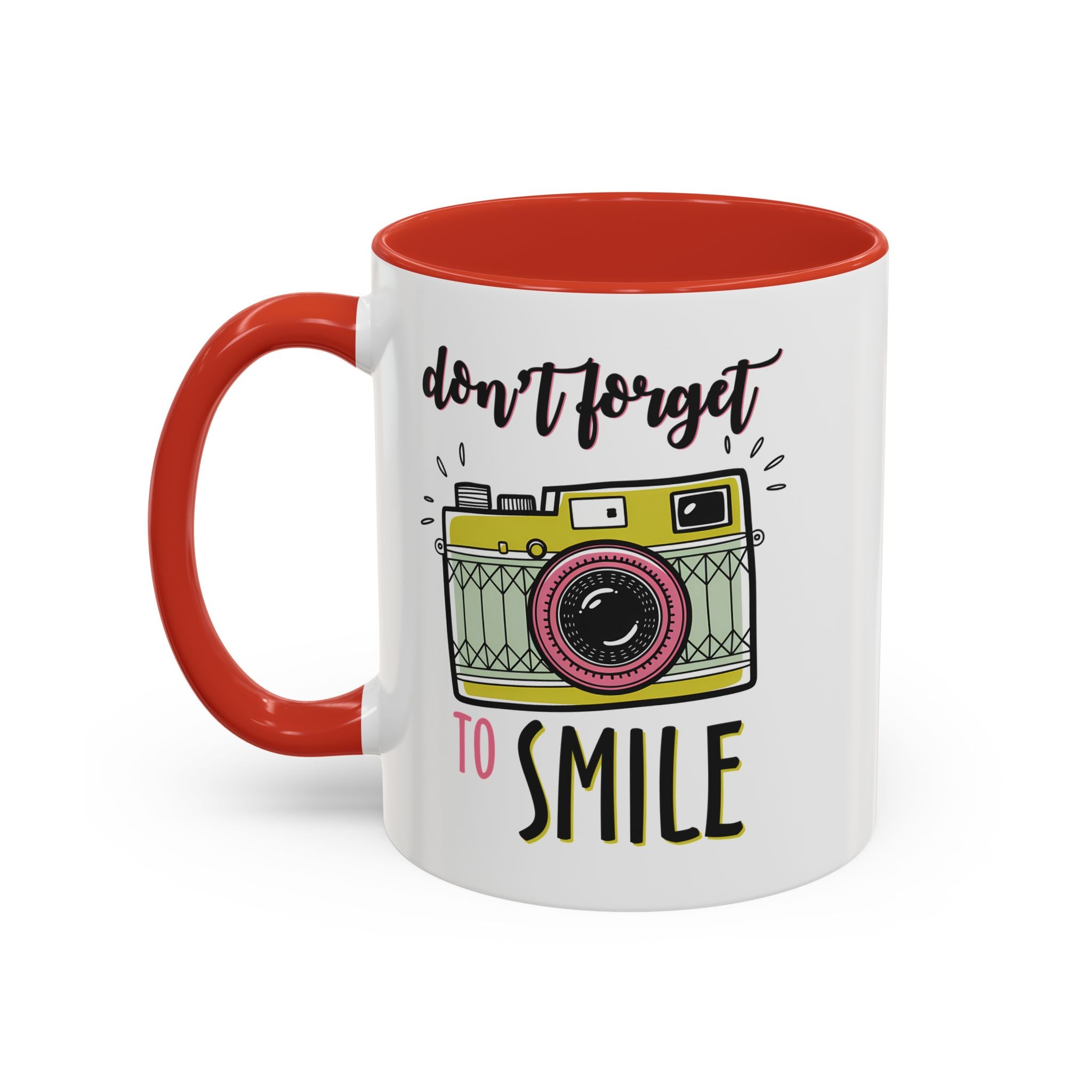 Inspirational Coffee Mug - 'Don't Forget to Smile' mental health