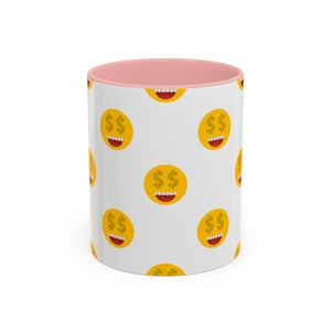 Smiles and dollars Accent Coffee Mug (11, 15oz)