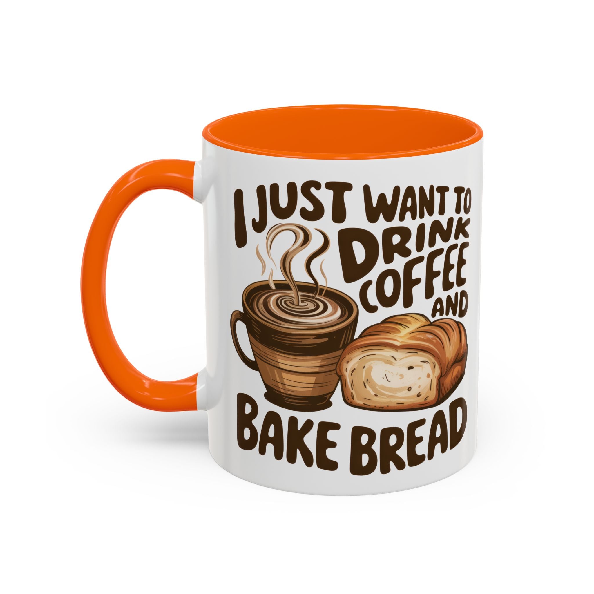 Cute Coffee & Bread Mug - Ideal for Baking Enthusiasts kitchen fun cozy