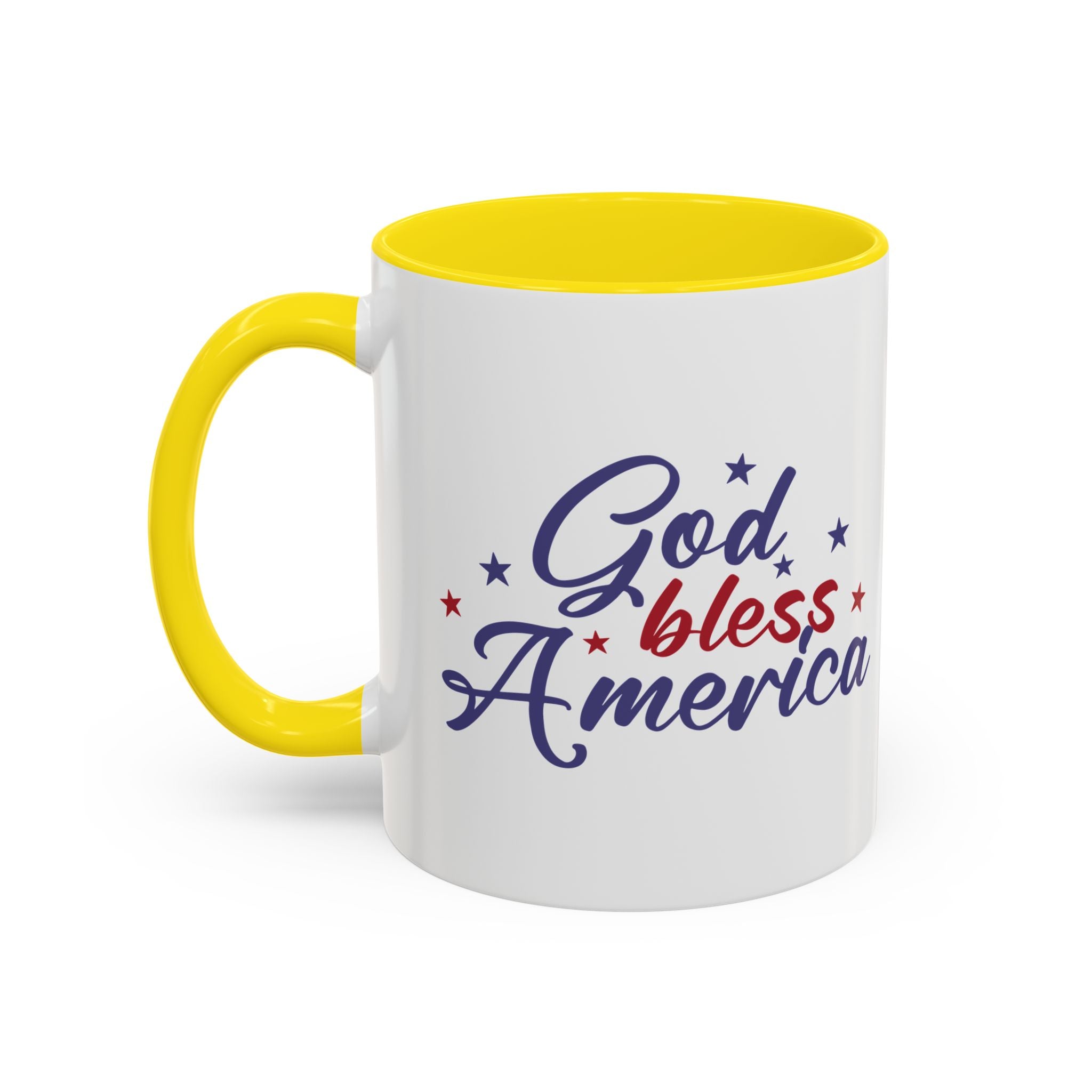 Patriotic Coffee Mug - God Bless America Design