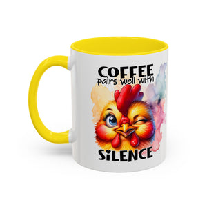attitude Coffee Mug, Funny Chickens, Perfect Gift for Coffee Lovers, Kitchen Decor, Unique Drinkware, Morning Vibes