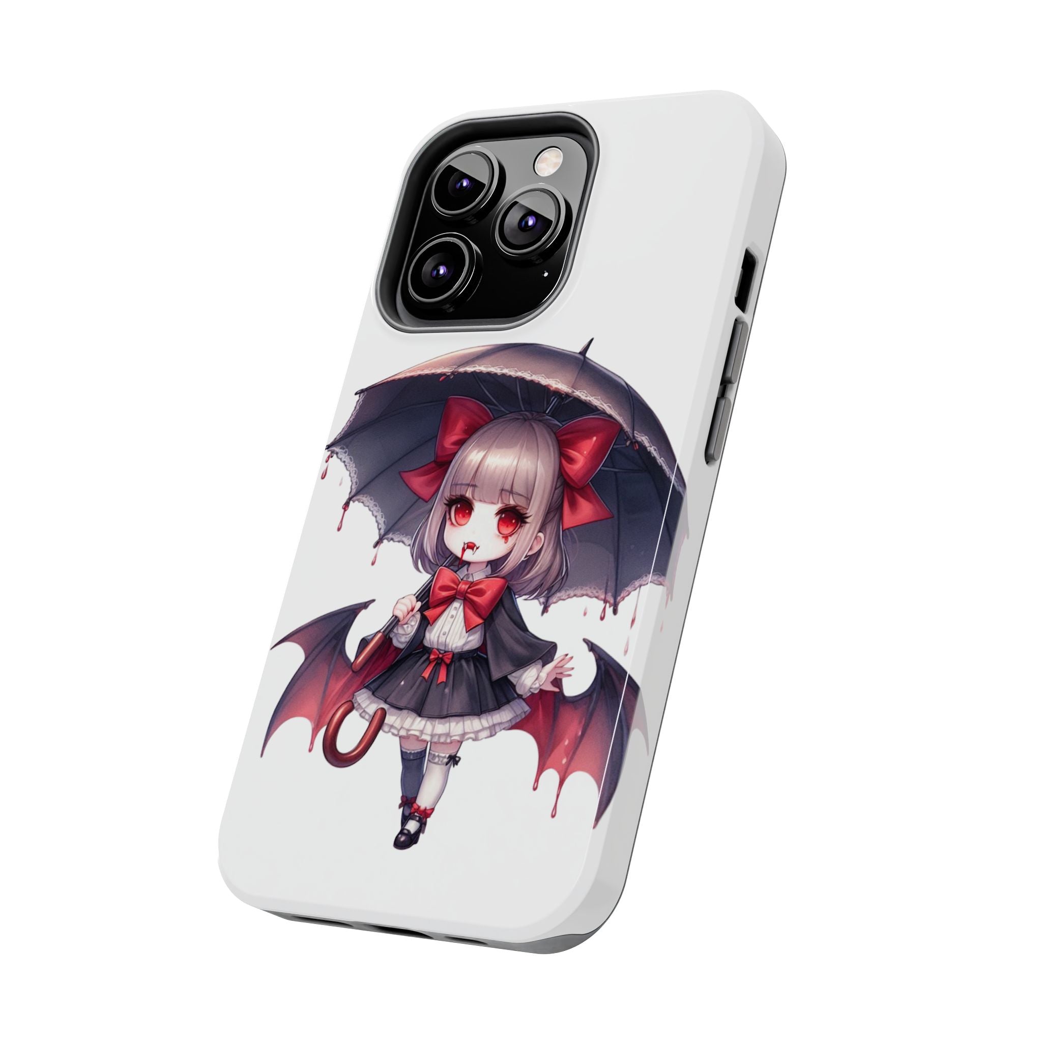 vampire girl horror art Tough Phone Cases