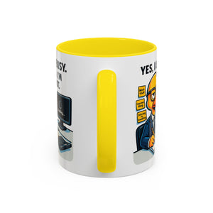 Funny Office Mug, Quirky Coffee Cup, Duck Humor Mug, Gift for Coworkers, Cute Desk Mug