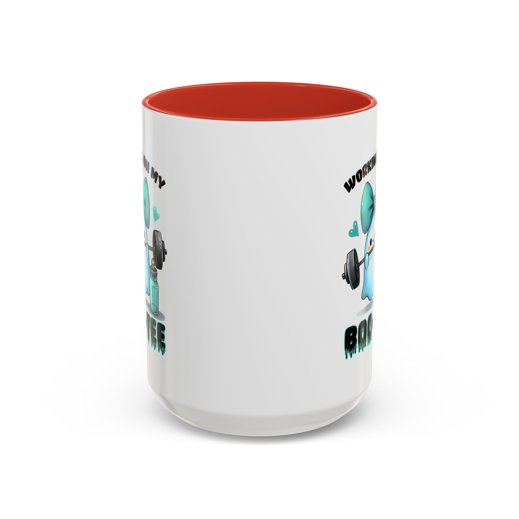Fitness Motivation Coffee Mug, Workout Gift, Gym Decor, Boo-Tee Lover's Cup, Cute Ghost Mug