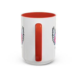 Empowering Heart Coffee Mug | Inspirational Gift for Women, GRL PWR Mug, Cute Kitchen Decor, Unique Friendship Gift, Motivational Coffee Cup