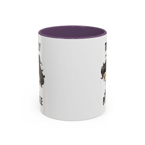 Totally Pettable Coffee Mug, Dog Lover Gift, Animal Print Mug, Funny Pet Mug, Customizable Coffee Cup, Gift for Pet Owners