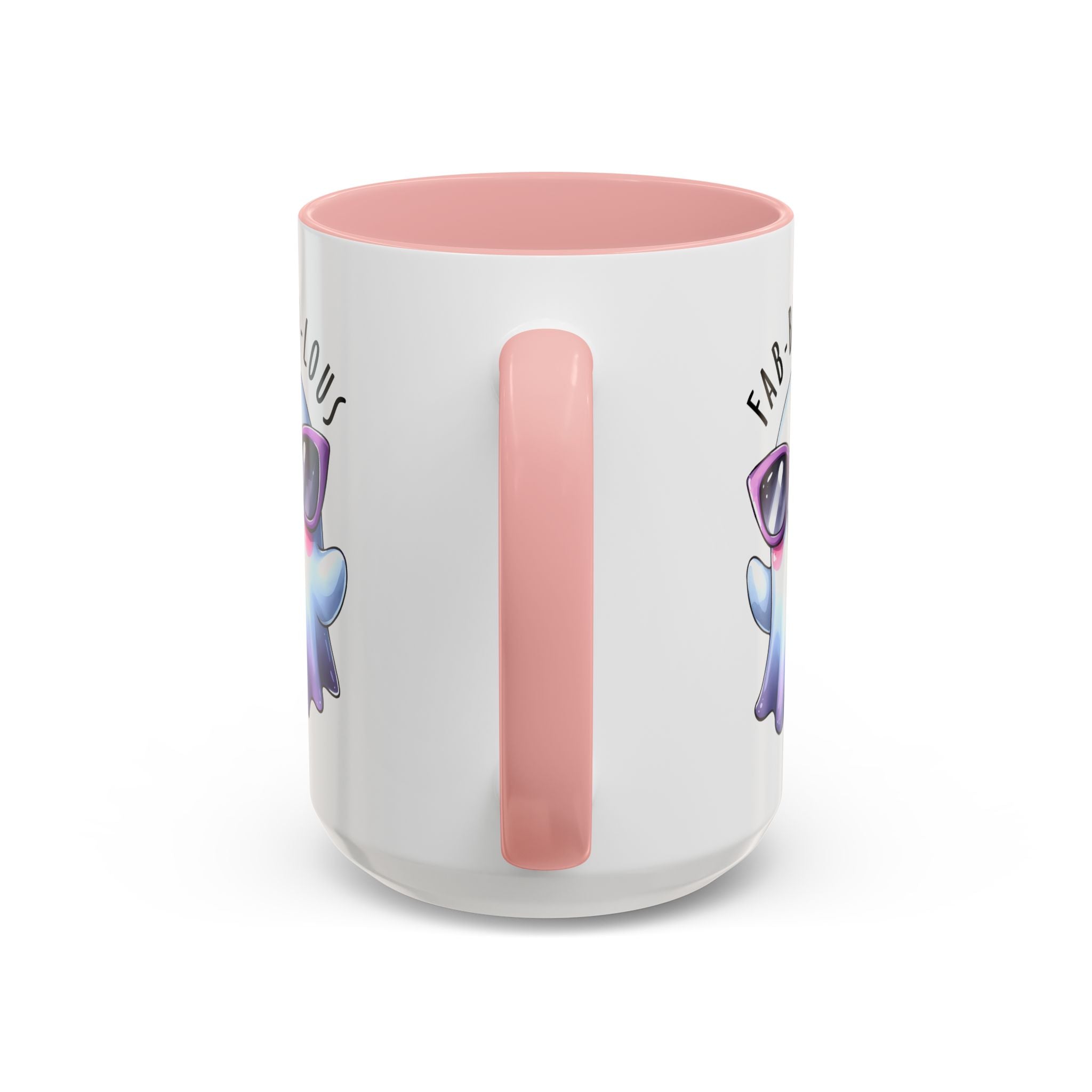 Fab-Boo-Lous Ghost Coffee Mug | Cute Halloween Mug, Fun Gift for Ghost Lovers, Spooky Seasonal Decor, Adorable Tea Cup