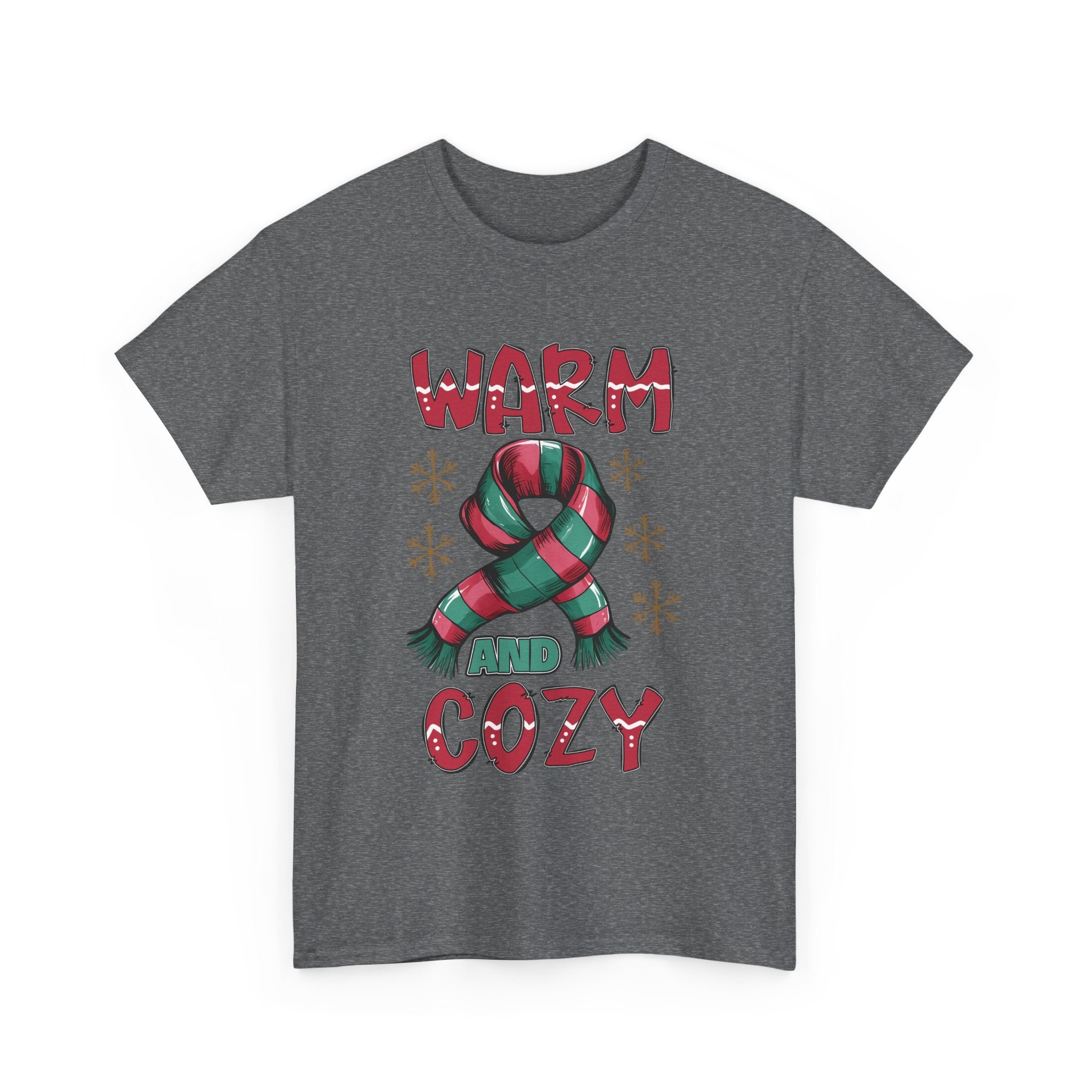 christmas warm and cozy Unisex Heavy Cotton Tee men women