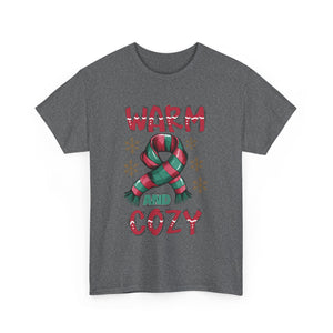christmas warm and cozy Unisex Heavy Cotton Tee men women