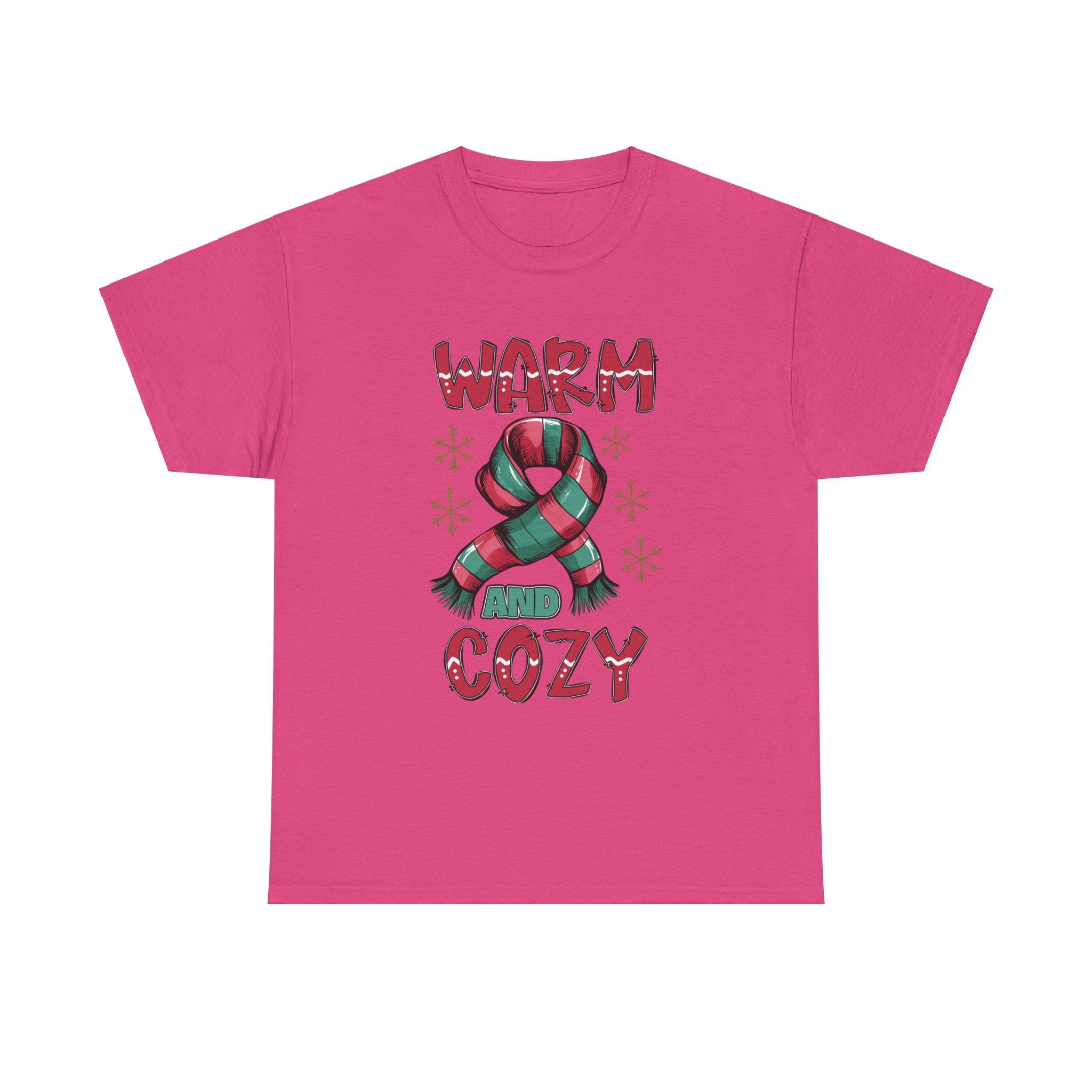 christmas warm and cozy Unisex Heavy Cotton Tee men women