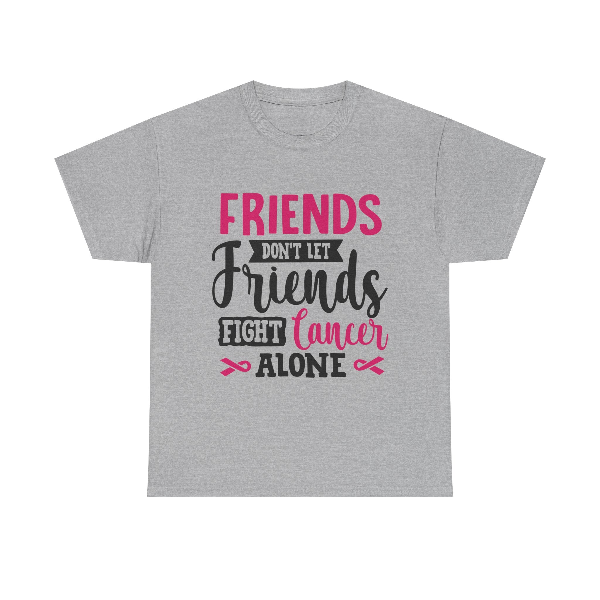 Unisex Cancer Awareness Tee, Support Friends, Fight Cancer Together, Inspirational Gift, Awareness Event Shirt