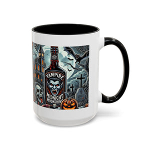 Gothic vampire Halloween Coffee Mug, Spooky Decor, Skull Design, Gift for Horror Lovers,  Party Essential, Unique Drinkware