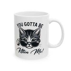 Cool Cat sarcasm coffee  Mug - Perfect for Cat Lovers, Coffee Enthusiasts, Funny Gift, 11oz, 15oz