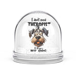 Dog Lover's Snow Globe, Cute Dog Decoration, Pet Owner Gift, Home Decor, Collectible Snow Globe
