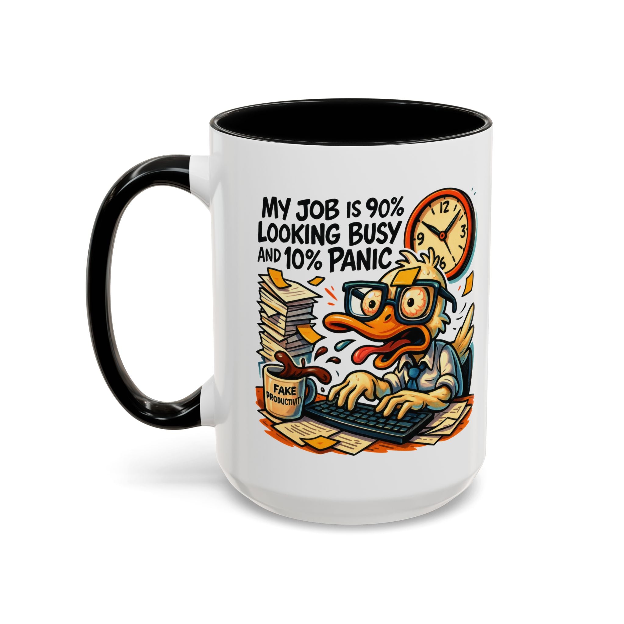 Funny Office Coffee Mug - Perfect Gift for Coworkers, Work from Home, Funny Gag Gift, Unique Desk Accessory, Humor Mug