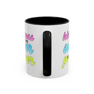 Kindness Superpower Coffee Mug, Inspirational Gift for Friends, Motivational Work Mug, Cute Drinkware for All Occasions, Unique