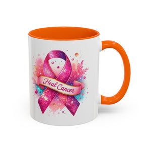 Inspirational Cancer Awareness Mug, Positive Affirmation Cup, Gift for Survivors, Supportive 11oz or 15oz Ceramic