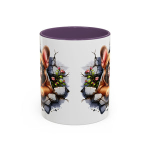 Charming Dog-Themed Coffee Mug, Perfect for Pet Lovers, Gift for Dog Owners, Cute French Bulldog Art, Ideal for Birthdays and Holidays
