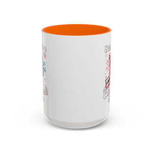 Hot Cocoa & Christmas Movie Mug, Cozy Holiday Cup, Winter Gift, Festive Beverage Container, Cute Coffee Mug