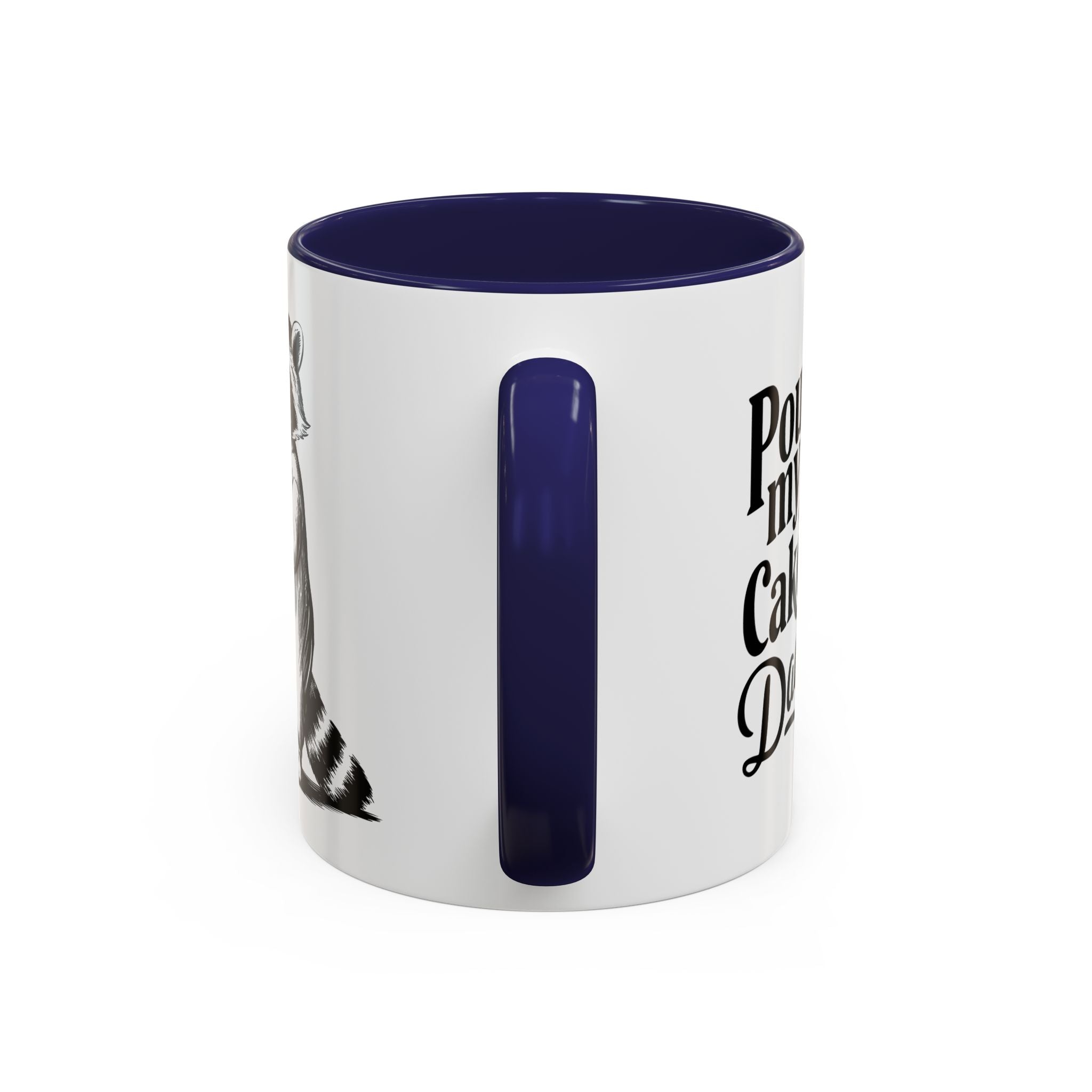 Funny Raccoon Coffee Mug - "Pound My Cake Daddy" adult sex humor