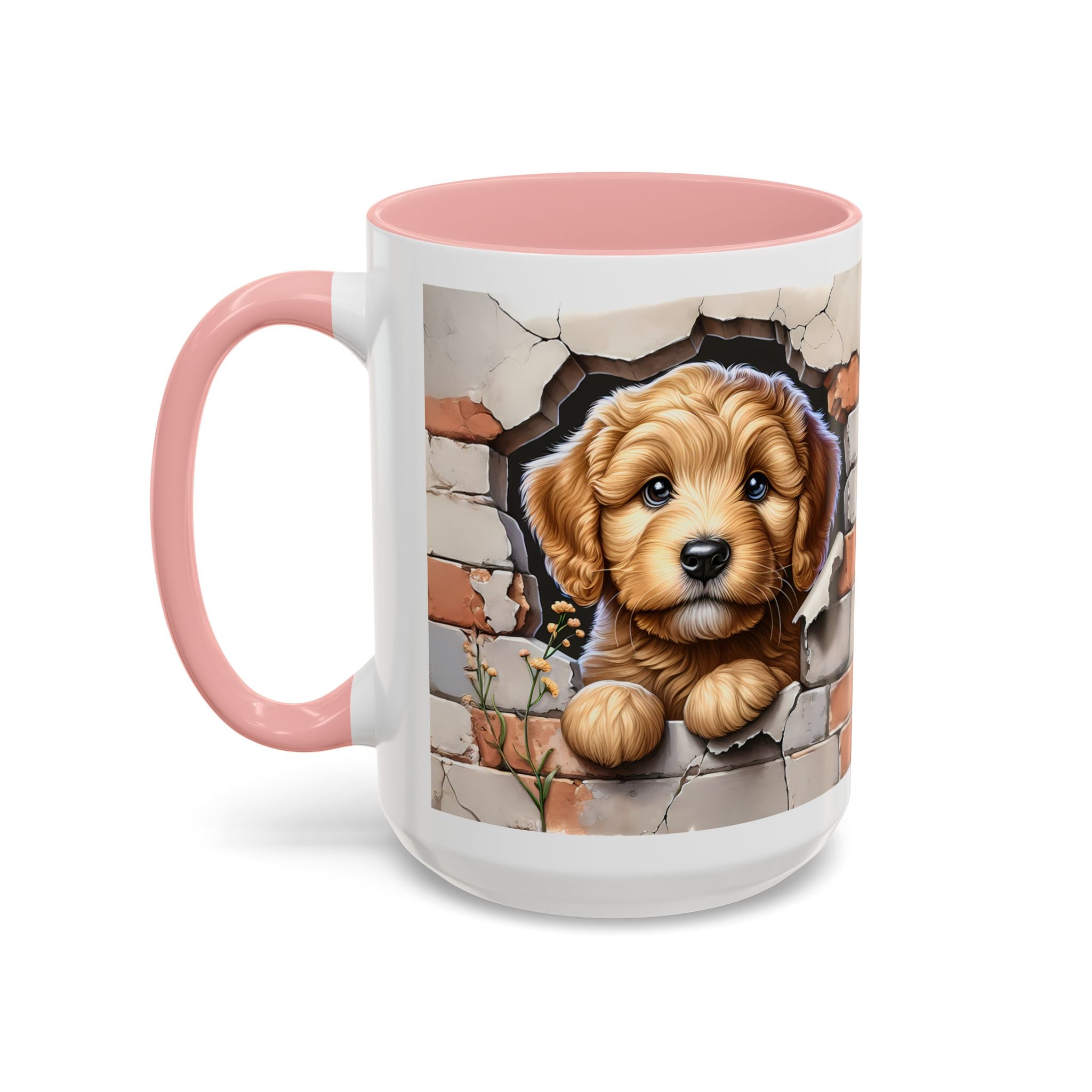 Cute Dog Accent Coffee Mug - Perfect Gift for Pet Lovers, Animal Lovers, Home Decor, Coffee Lovers, Unique Kitchenware