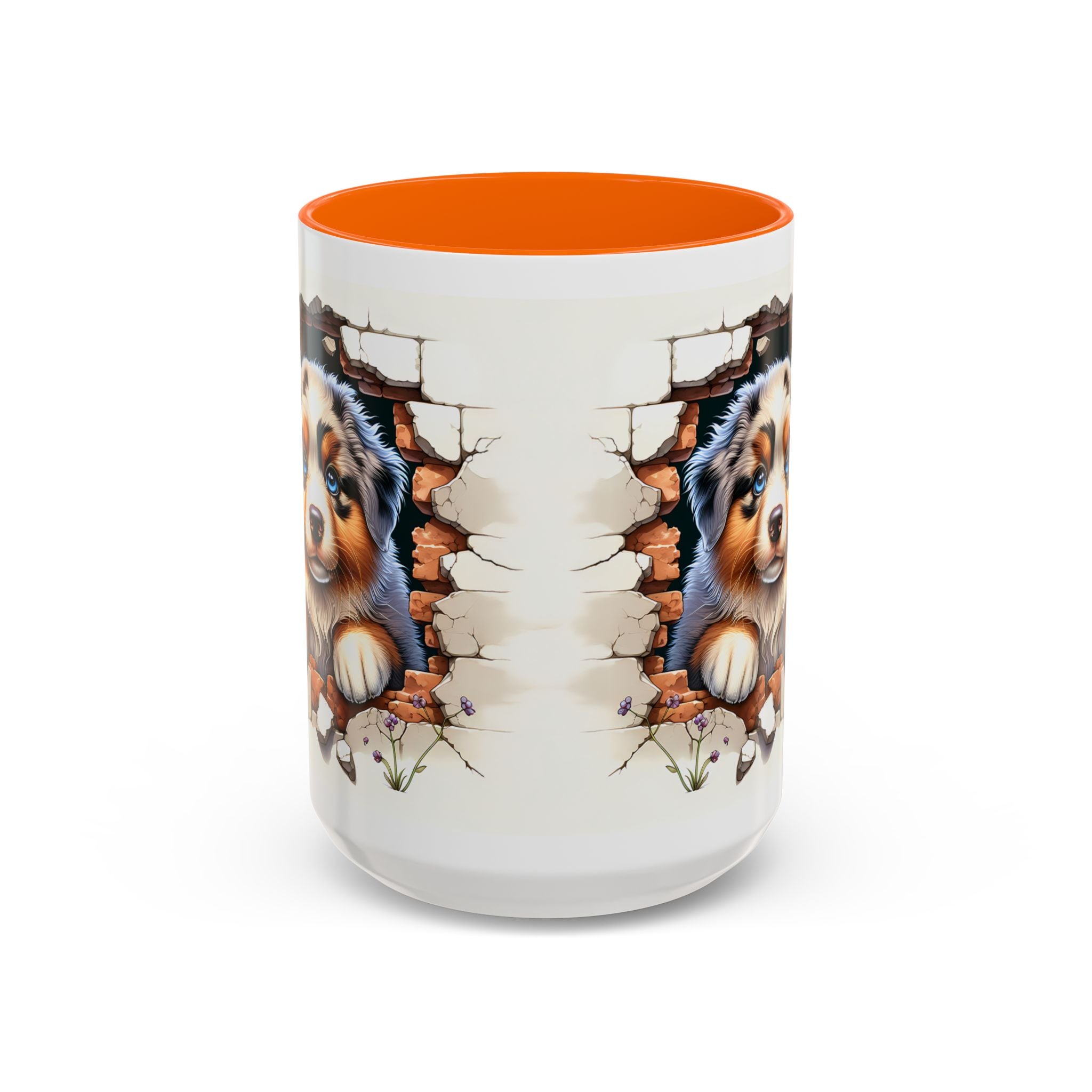 Cute Puppy Accent Coffee Mug - Perfect Gift for Dog Lovers, Unique Pet Lover Mug, Mother’s Day, Birthday, Home Decor
