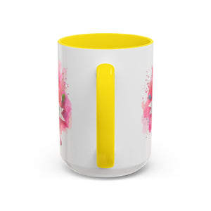 Empowering Pink Ribbon Coffee Mug - She Is Strong, Inspirational Gift for Breast Cancer Awareness, Motivational Drinkware, Supportive [...]