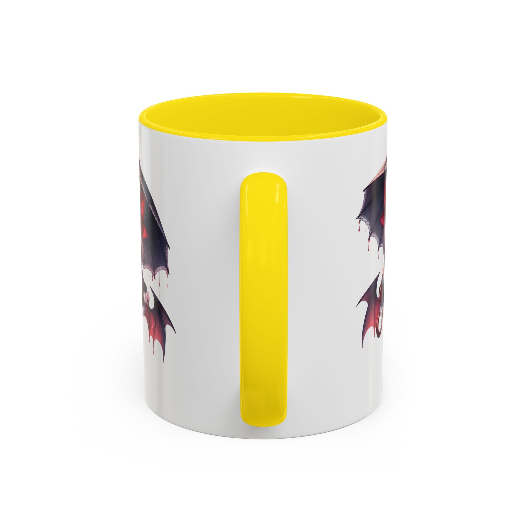 Gothic vampire girl  horror art Accent Coffee Mug (11, 15oz)