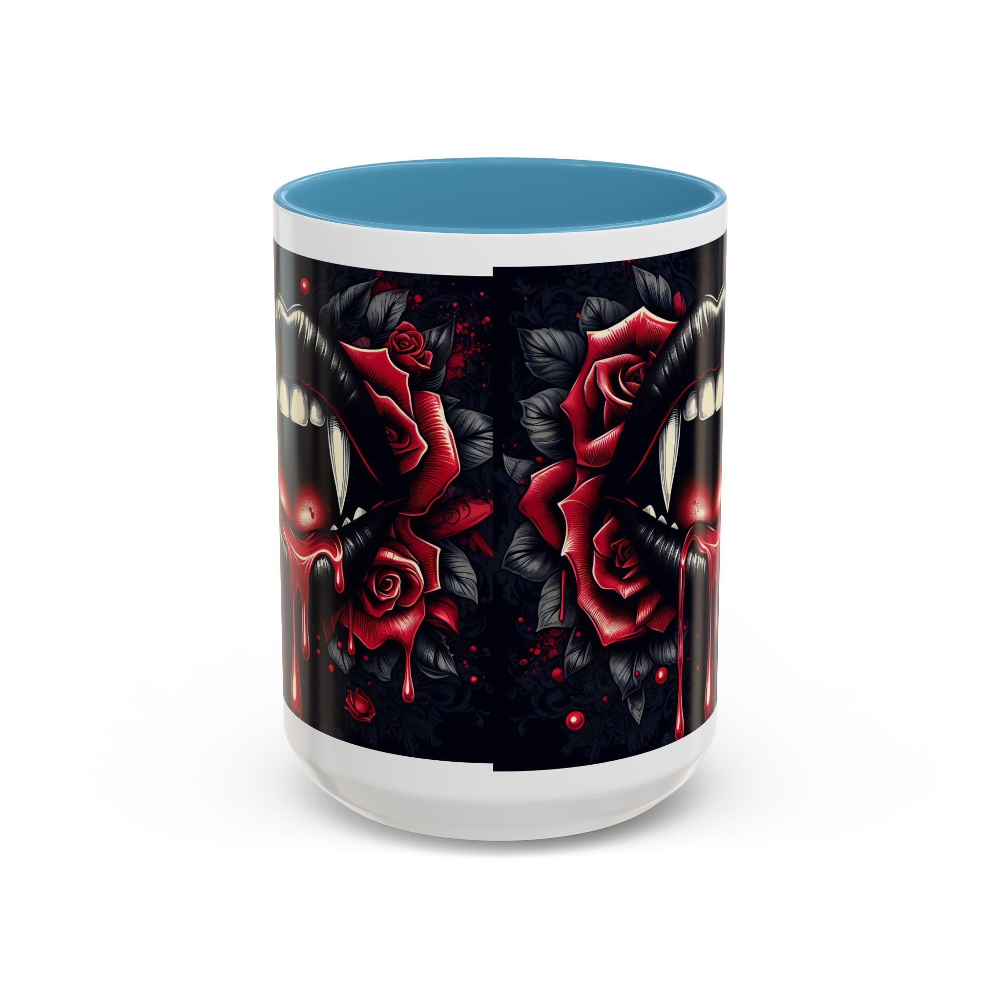 Gothic Vampire Rose Coffee Mug | Perfect for Halloween, Unique Gift, Dark Aesthetic, Gothic Decor, Horror Collectible