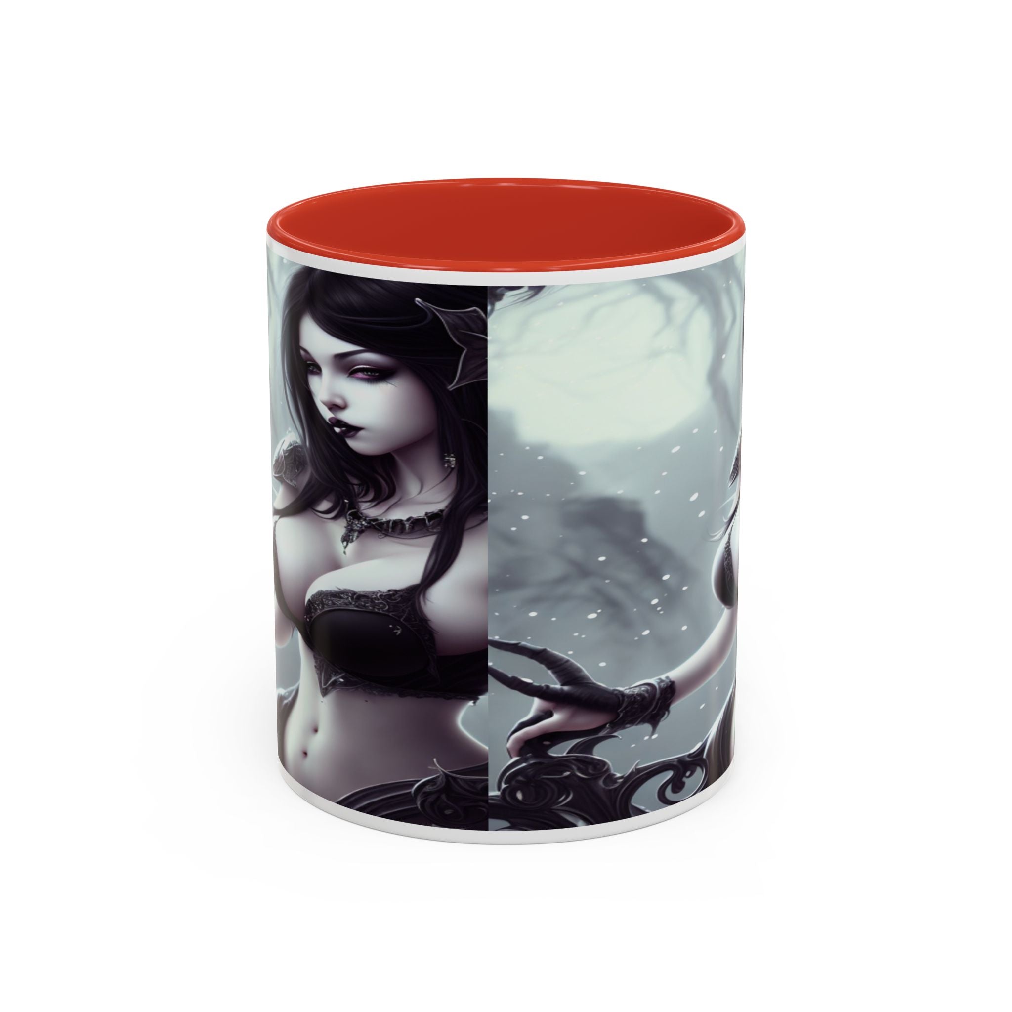 sexy busty woman Gothic Fantasy Coffee Mug – 11oz & 15oz Sculpted Design horror art