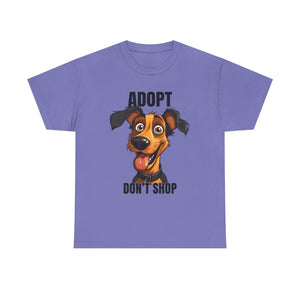 Funny Dog Adoption Tee, Unisex Tee, Pet Lover Gift, Animal Rescue Shirt, Dog Lover Apparel, Adopt Don't Shop Tee