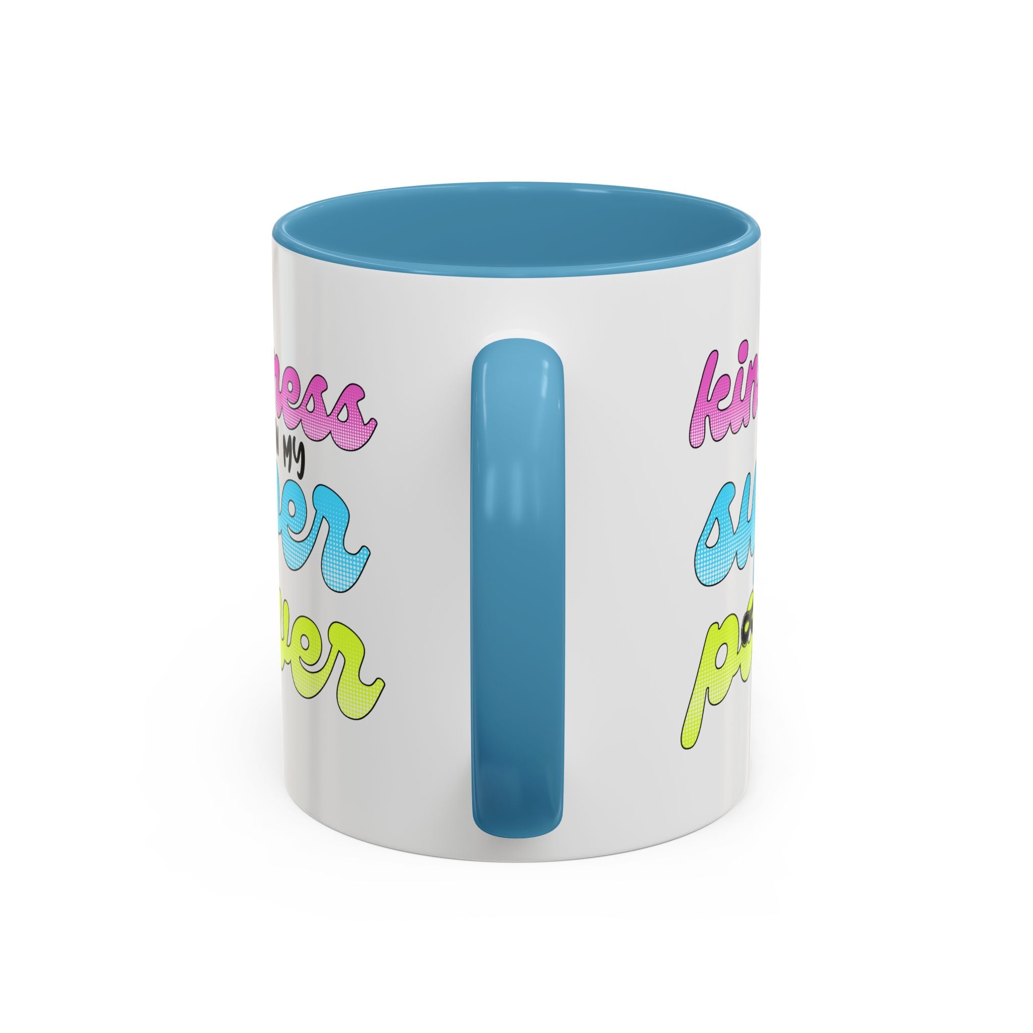 Kindness Superpower Coffee Mug, Inspirational Gift for Friends, Motivational Work Mug, Cute Drinkware for All Occasions, Unique
