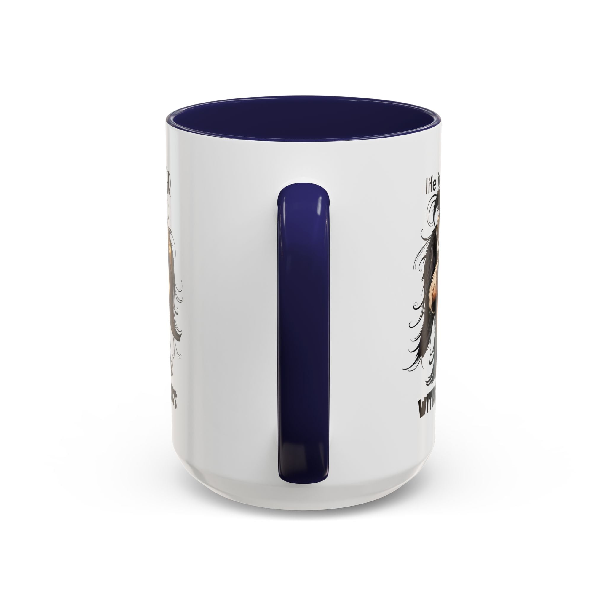 Life is Better with Dogs Coffee Mug - Cute Dog Lover Gift, Animal Themed Mug, Pet Owner Present, Fun Coffee Cup, Gift for Him/Her