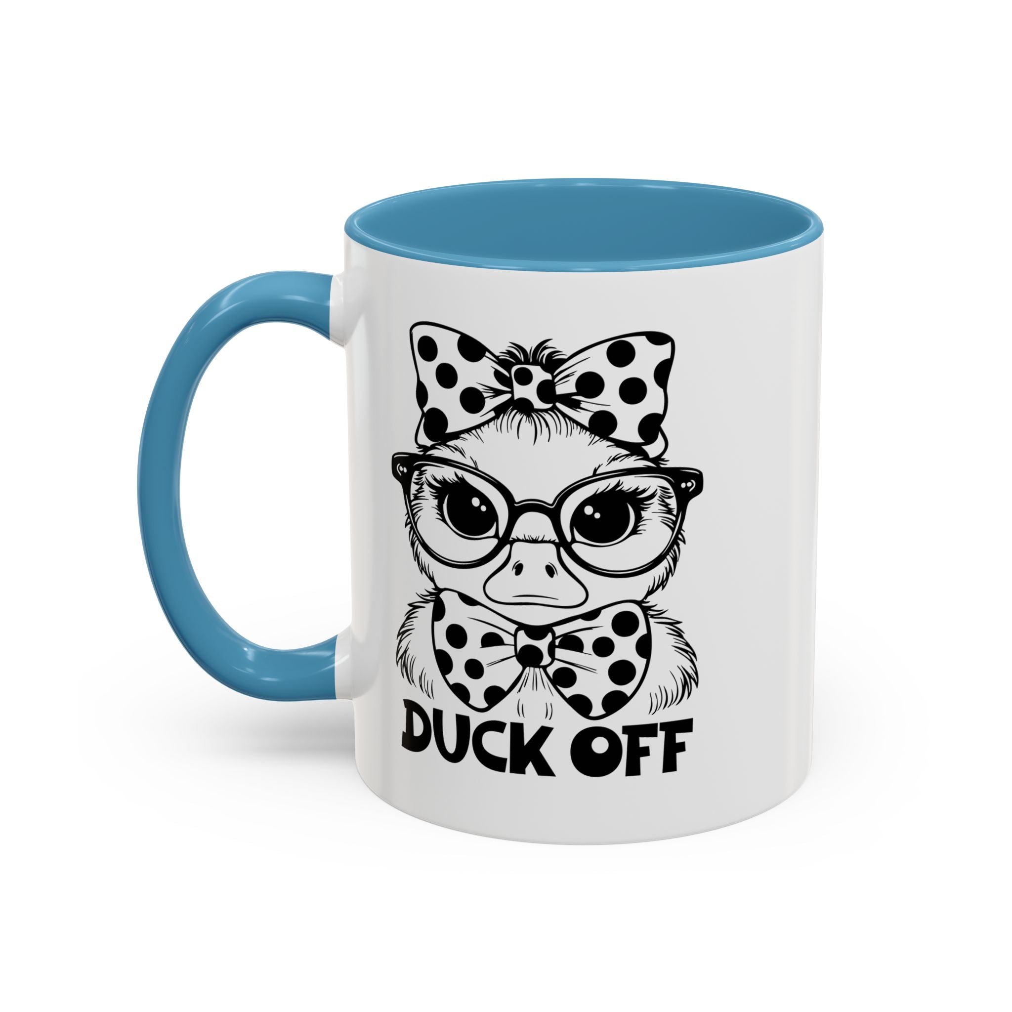 Duck off  Coffee Mug - Fun Gift for Bird Lovers, Birthday, Office Décor, Humorous Kitchenware, Unique Drinkware