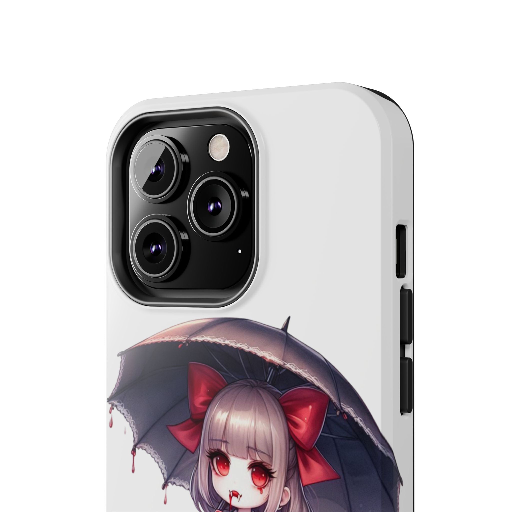 vampire girl horror art Tough Phone Cases