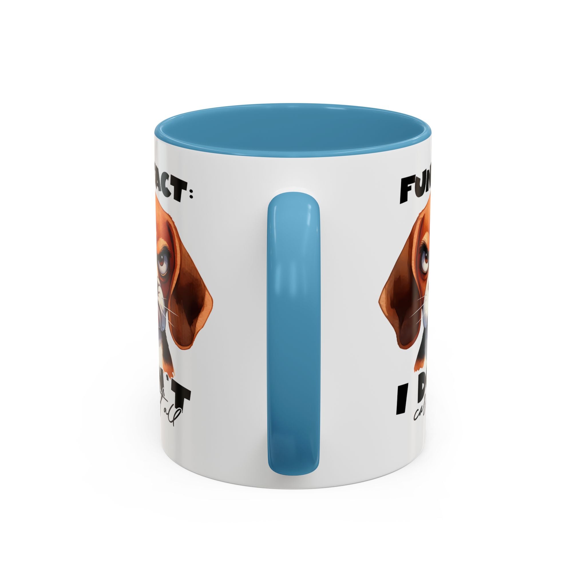 Funny Dog Accent Coffee Mug - Beagle Lover Gift, Pet Owner Present, Unique Animal Mug, Quirky Home Decor, Fun Fact Design