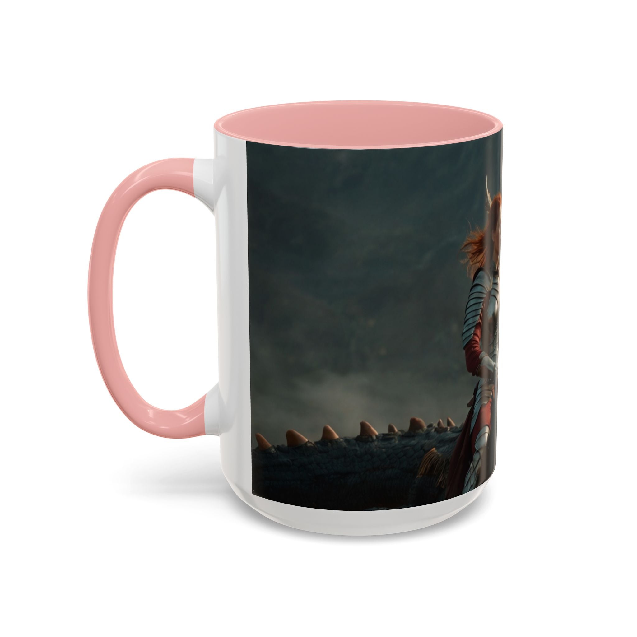 gothic woman warrior Fantasy Dragon Rider Coffee Mug