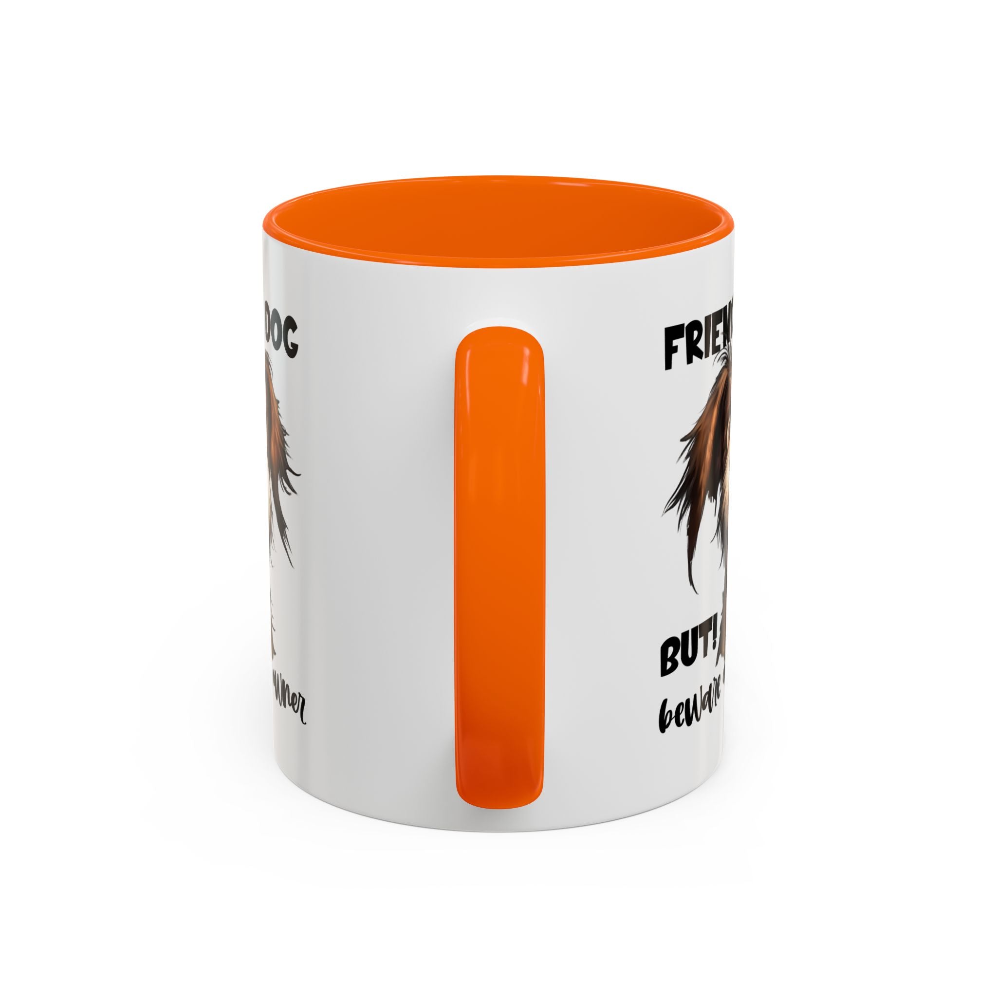 Friendly Dog Owner Mug, Dog Lover Gift, Funny Coffee Cup, Pet Owner Humor, Animal Lover Present, Holiday Gift for Dog Lovers