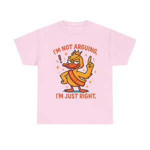 Funny attitude always right Tee, Casual Wear, Gift for Friends, Humor T-Shirt,  Loungewear, Birthday Gift