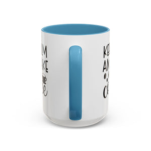 Keep Calm Coffee Mug - Fun Gift for Coffee Lovers, Kitchen Decor, Motivational Drinkware, Homebrew Enthusiast, Daily Motivation