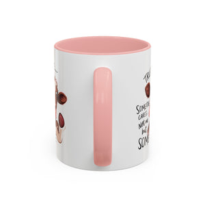 Funny Cow Accent Coffee Mug - Trust Me, Someone Cares attitude sassy animal lover
