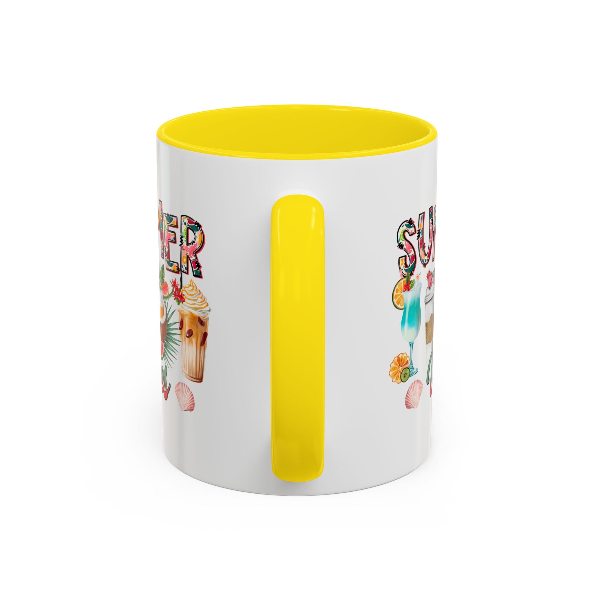 Summer Vibes Accent Coffee Mug - 11oz & 15oz - Perfect for Sunny Days & Celebrations