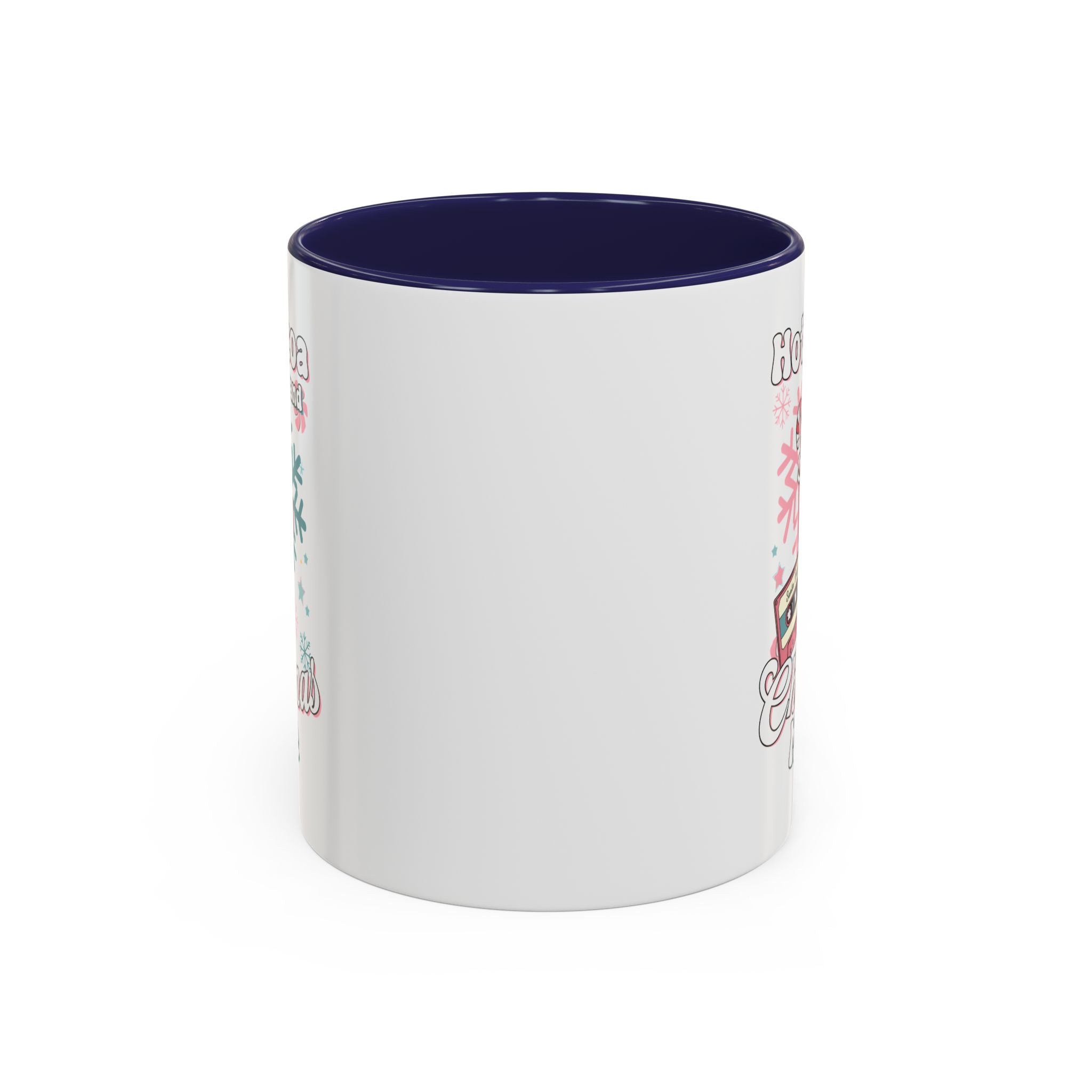 Hot Cocoa & Christmas Movie Mug, Cozy Holiday Cup, Winter Gift, Festive Beverage Container, Cute Coffee Mug